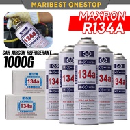 1000g MAXRON R-134A Gas Car Air Conditioning Refrigerant Gas Aircond Kereta Penyaman Udara Refrigera