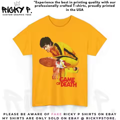 Game Of Death Movie Ricky P T shirt Heavy Cotton