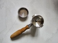 La marzocco wooden double shot Portafilter 咖啡機手柄