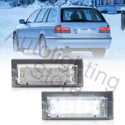 2pcs Can-bus LED License Number Plate Light Lamps For BMW 5 Series E39 Touring Wagon 1996 1997 1998 