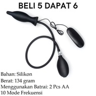D700 PUMP POMPA SILIKON VIBRATOR BUTT ANAL PLUG PROSTAT PRIA WANITA BESTQUALITY