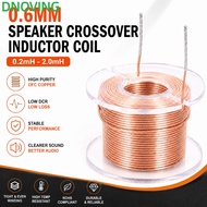 DNOVING Speaker Crossover Inductor Coil, 0.6mm 0.2mh-2.0mh Audio Inductor Coil, Durable Copper Induc