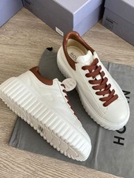 HOGAN 休閑運動鞋 最新款H-STRIS系列 白棕 男女款