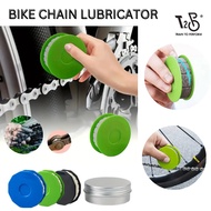T2P Bicycle Chain Lubricator Roller Save Gear Bike System Maintenance Tool Clean Fingers