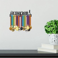 Hooked Metal Sports Medal Display Trophy for Achievement Award Recognition Storage Rack