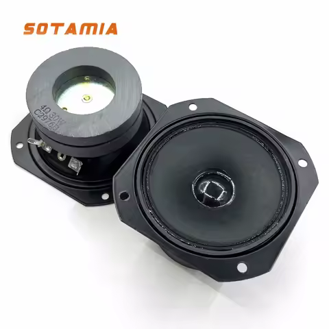 SOTAMIA 2PCS 3 Inch Tweeter 4 Ohm 30W Fever Grade Dual Magnetic Tweeter Speaker Bluetooth Sound Box 