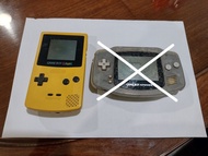 ( 淨番GBC)( 留意內容 ) 日版 黃色 Gameboy color+ 透明 Gameboy advance 遊戲機兩部