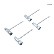 【CH*】 4Pcs 13mm-19mm Sparks Plug Socket Wrench Stainless Steel Spanner for Gasolines