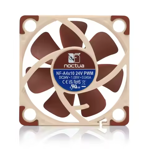 Noctua NF-A4X10 24V PWM Fan，Applicable to the ideal choice fan for 3D printer，Not suitable for compu