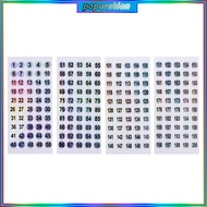POP Number 1 to 200 Stickers Self Adhesive Premium Decal for Inventory Storage