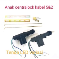 Centralock cable 2 and cable 5 universal DC 12V