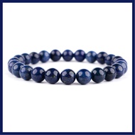 Gelang Batu Natural Lapis Lazuli Serat Emas 8mm