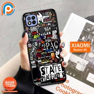 Paris Case Xiaomi Redmi 9C [ Branded / Sticker ] Case xiaomi redmi 9c - Casing hp xiaomi redmi 9c - 