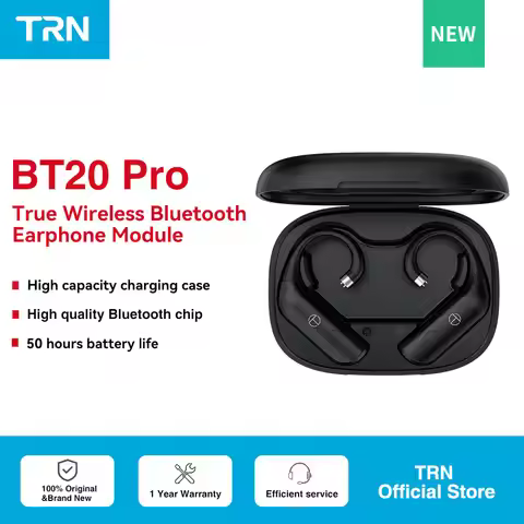 TRN BT20PRO Wireless Bluetooth 5.3 HIFI Earphones Module Upgrade Cable Replaceable For air pods Conc