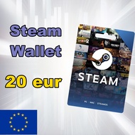 บัตร Steam Wallet Code Gift Card 20 EUR