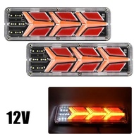 2pcs Stop Lamp Truk 12V Lampu Belakang LED Truk 26LED Lampu Belakang Truk Trailer Tahan Air Super Te