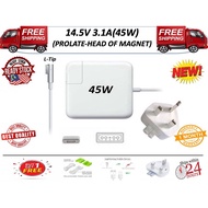 Replacement 45W 14.5V 3.1A (L-Tip) For Macbook Air A1370/A1374 Series Adapter Charger 🎁Free Gift🎁