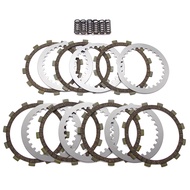 Scooter Clutch Kit Steel Friction Plates For Yamaha YFZ350SP YFZ350SE YFZ350LE YFZ350 Banshee OEM:5Y