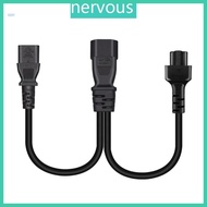 NERV Y-splitter Power Line C14 to C5+C13 Connector Adapter Cord Power Extension Cable