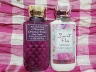 Bath and body works lotion