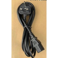 Safety Mark 3 PIN UK PLUG To IEC C13 BS1363/A SS145/A MS589/A  10A/250V Power Cord