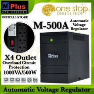 ❀✳┇MPlus 4 Outlets Automatic Voltage Regulator AVR w/ Surge Protector 1000VA/500W •OSOS•