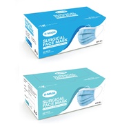 K-Mask - 3-ply Surgical Face Mask (50 pcs) [Blue/Pink/Green/Purple/Orange/Yellow] [BFE 98+/BFE 95+] 