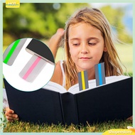 shopeestore|  Book Page Highlighter Reading Aid Strip Guided Reading Strips Colored Overlay Reading 