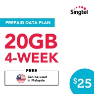 [SINGTEL] $25 Data Package Top-up/Telco topup/Mobile topup/eload话费充值/电话充值/手机充值