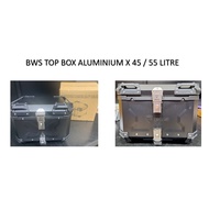 (100%Authentic) Aluminum Alloy Top Box 45L/55L Motorcycle Box