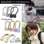 SoLove F7 | F10 Neck Fan Portable 3 Speeds Cooling Strong Wind