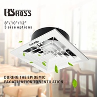 BSBOSS  8 inch 10 inch 12 inch Ceiling exhaust fan ventilation fan Direct exhaust fan