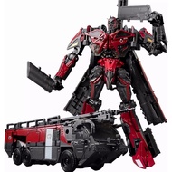 DEFORMATION ROBOTER SPIELZEUG, FEUERWEHRAUTO TRUCK MODELL ACTIONFIGUR 7.1 ZOLL MIT ZUBEHR, GEEIGNET 