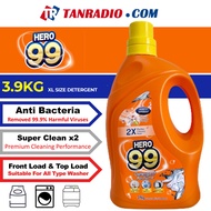 HERO99 (3.9kg) Sabun Pencuci Baju Detergent Perfume HERO 99 2X Anti-bacteria Cleaning Performance-al