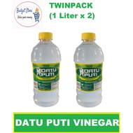Datu Puti White Vinegar (1 Liter x 2 ) - TWINPACK