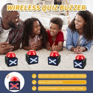 Quiz Show Talent Show Sound Light Responder Buzzer Button Alarm Game Answer