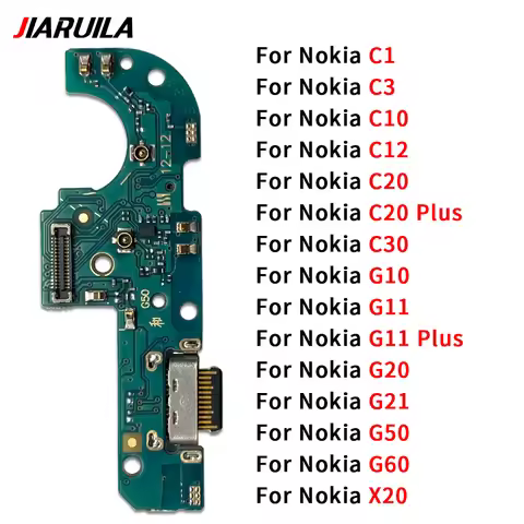 USB fast Charging Port Dock Charger Plug Connector Board Flex with IC For Nokia C1 C3 C10 G10 plus X