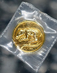 พระเครื่อง กลมเล็ก หนูจิ๋ว กะไหล่ทอง ครบ 6 รอบ หลวงพ่อเกษม เขมโก ปลุกเสกปี 2526 ( มี5เหรียญสวยเดิมทั้งหมดครับ ) รับประกันพระแท้