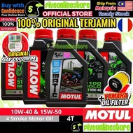 MOTUL Minyak Hitam SIRIM 5100 15W50 10W50 10W40 H-Tech GP 3100 3000 4T Technosynthese Fully Syntheti