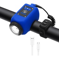 Horn Basikal, Horn Basikal dengan Lampu Sorot Julat Besar, Kalis Air IPX5 dengan Horn Elektronik Bas