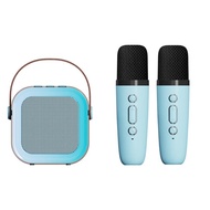 พร้อมส่งในไทย ลำโพงบลูทูธ Blutooth Speaker โทรโข่ง ไมโครโฟนคู่ แบบพกพา ลำโพงร้องคาราโอเกะ USB TF AUX ลำโพงบลูทูธแบบพกพา ไมโครโฟนคู่ ลำโพงบลูทูธ rgb mini small wireless outdoor portable Karaoke speaker
