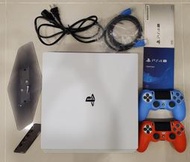 PS4Pro 1TB 冰河白+PlayStation VR (ZVR2) 豪華全配包+遊戲7片