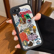 OPPO F5 F7 F5 Youth Case Casing Icon circular pattern Silicone Protective Cesing Jingmian Mobile Kes