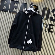 Jacket D.S.Q LEAF 2-layer hat for Men and Women Super Warm Wear Mixed Felt Hat with DSQUARED Letter 