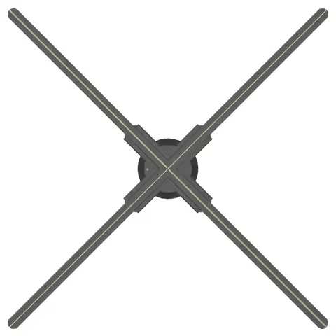 65/80/100CM 3D WiFi Hologram Projector Hologram Image Projector Fan LED Hologrom Advertising Machine