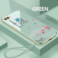 Softcase Ink Painting For OPPO A7 A7n A7x A8 Drop Resistant Casing