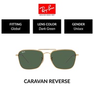 RAY-BAN CARAVAN REVERSE - RBR0102S 001/VR METAL UNISEX SUNGLASS Global Unisex Sunglasses 58mm