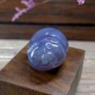 小雕件 小品動物-豬 深色紫玉髓