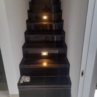 granit keramik tangga hitam polos 30x60 20x60 custom