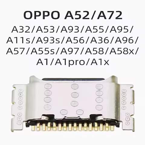 Suitable for OPPO A52 A72 A32 A93 A55 A35 A95 K7xK9 Reno5/4SE tail connector Charger connector Mobil